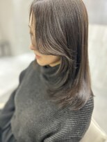 アヴァンス 西田辺(AVANCE.) 顔まわりレイヤー/髪質改善/グレージュ【西田辺・阿倍野】