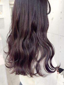 ハオ(hao) 【hao渋谷】akane ピンクカラーラベンダーカラー10代20代30代