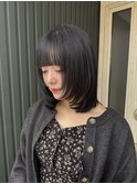 レイヤーカット/ダークグレー