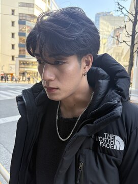 ユーフォリア 渋谷グランデ(Euphoria SHIBUYA GRANDE) 毛流れヘア  海外風ヘア