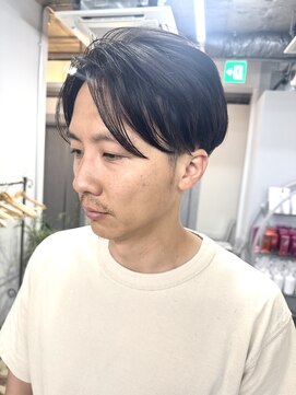 リラクオーレ 三宮 元町(LIRA CUORE) 爽やかセンターパート×ナチュラルツーブロック