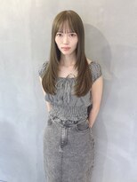 ロンドジェネルーズ 柏(Lond generous)&nbsp;グレーブラウン似合わせカット/バタフライカット/ダークアッシュ