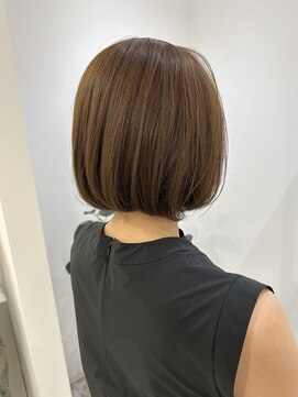 グラムヘアー(GLAM HAIR) 透け感カラー×ボブ