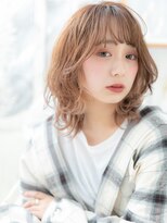 モッズヘア 越谷(mod's hair) 大人可愛いミルクティーピンクウェットヘアh4越谷20代30代40代