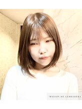 メゾン ドゥ ジェメシェラ(Maison de gemeshe'ra) 似合わせ 儚げlayerbob. .. olive.韓国 至高のcut