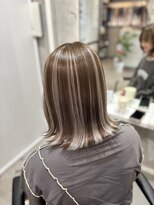 マーシュ ルーヴェ(marshu Luve)&nbsp;ブリーチなしグレージュ×エクステハイライト