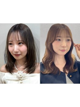 大人女性のキレイをサポート♪イルミナカラーを使用して伸びてきても気にならないスタイルを実現＊