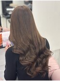 艶髪茶髪ロング