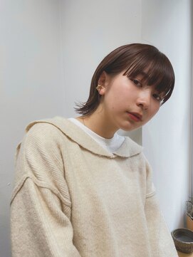 フィット ヒュー 千葉(fit hue) 似合わせカット/大人ガーリー/ダークアッシュ【千葉/千葉駅】