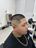 ラフカッターズ 立川駅南口店&nbsp;ボウズフェード ラインアート