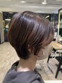 ジュイール(jouir)&nbsp;ショートカットでふんわりフェミニンスタイルに♪(ヘアカラー)