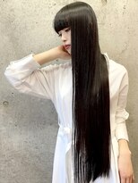 ユアーズ ヘア 恵比寿本店(youres hair) 髪質改善トリートメントで叶う美髪ストレート 艶髪 前髪