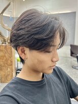 グロップ 町田(GLOP)&nbsp;簡単に出来る毛流れニュアンスパーマ/メンズパーマ