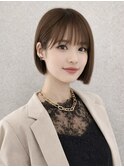 乾かすだけでまとまるボブ