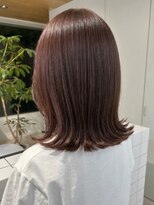 TREAT HAIR DESIGN 新鎌ヶ谷店 【トリート】【11/9 NEW OPEN（予定）】&nbsp;ほんのりピンクブラウン&外ハネボブ
