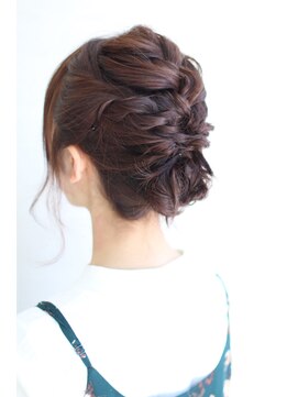 オーロ(ORO) 編みこみカジュアルアップ