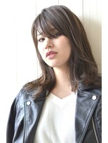 アドラーブル 長岡リップス旭岡店(adorable)&nbsp;アッシュ×ツヤ感★大人可愛いストレート