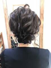 ゆるふわナチュラルアップアレンジ【ヘアアレンジ　立川/立川】