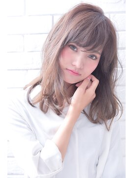 ミエル ヘア 新宿(miel hair) 【mielhair新宿本店】ラフな抜け感ミデアムヘア