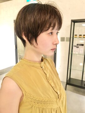 パーク(PARK) 大人可愛い丸みショートミルクティーベージュ