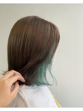 ヘアメイク オブジェ(hair make objet) 韓国スタイル　インナーカラー