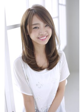 フォルテ 横浜店(FORTE) ミディアムヘア、ショコラベージュ、ボブウルフ、ベビーバンク