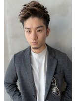 ケアリー 武蔵小杉(Carelly)&nbsp;ビジネスツーブロックOK★かき上げトランクスヘアくせ毛風パーマ