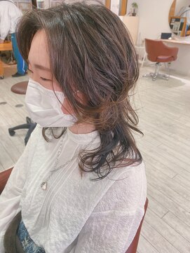 ビードロ 吉祥寺店(vi dro) 【お客様スタイル】ロングウルフ×ニュアンスパーマ♪