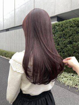 アクアオモテサンドウ(ACQUA omotesando) ＊ブリーチなしローズピンクベージュ！透明感明るめピンクカラー