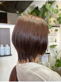 髪質改善ストレートカラー