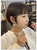 美髪/ネビージュ/大人かわいい/透明感ショート[恵比寿/代官山]