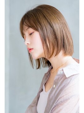 ケイト(kate) 【kate 大宮】透け感ベージュ×内巻きボブ