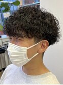 無造作パーマ波巻きパーマ波巻きスパイラルパーマツーブロック
