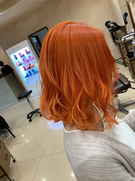 カノエ 下松店(canoe) オレンジカラー/髪質改善縮毛矯正/髪質改善/韓国風/韓国ヘア