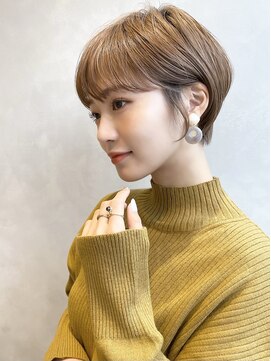 サークル(circle) 大人可愛い20代30代40代50代小顔ショートボブ丸みショートくびれ