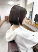 【白髪染め可】切りっぱなしショート ビフォアー＆アフター