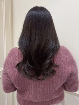 サロンドウィズ 本店 本八幡(Salon de With) 艶髪オリーブアッシュ/艶感巻き髪◎30代40代50代