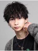 マッシュウルフ【ツイストシャドウパーマ】