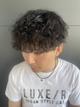 ニアウ 伊勢崎連取店(Niau) メンズマッシュスパイラルパーマ