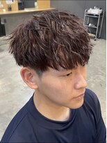 ニアウ 伊勢崎連取店(Niau)&nbsp;メンズマッシュツイストスパイラルパーマメンズパーマ