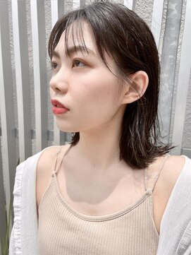 ソーホー ニューヨーク シズオカ(SOHO newyork SHIZUOKA) 切りっぱなしボブ☆インナーカラーイルミナカラーハイライト