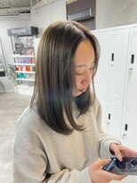 リミットバイアフィナー 大宮店(limit by Afinar)&nbsp;ブリーチなしオリーブグレージュ