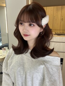 ボタン テンジン(VOTAN tenjin) [votanふうか]オレンジブラウン/春カラー/顔周り/天神韓国ヘア