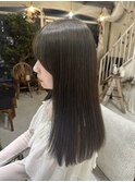 縮毛矯正　ナチュラルストレート　ロングヘア