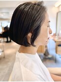 本八幡×ショートボブ×ブリーチなしカラー