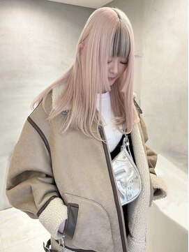 ペレ アネックス 大阪梅田茶屋町店(PELE ANNEX) くびれヘア/アプリコットオレンジ/夏のヘアアレンジ/梅田