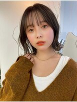 サンドパールス 仙台店(sand PALCE)&nbsp;髪質改善/大人ガーリー/似合わせカット/ショートボブ前髪/仙台