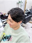 ナチュラルパート × 大人ショート 茅ヶ崎メンズカット