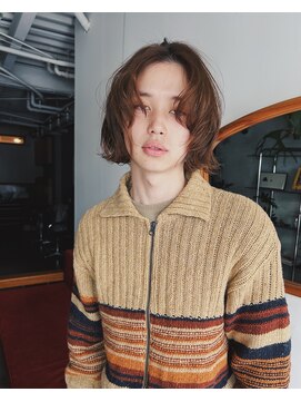 ヒュージ 三軒茶屋(huge) レイヤーパーマ/ニュアンスパーマ/メンズカット/ドライパーマ