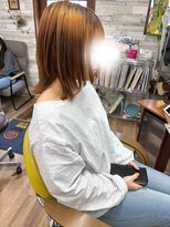 ラッコのおひるね ウルフレイヤーカット